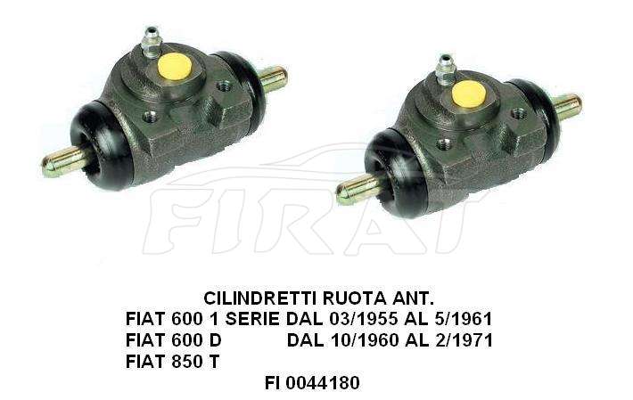 CILINDRETTI FRENO FIAT 600 1S - 850 T ANT. (4418)